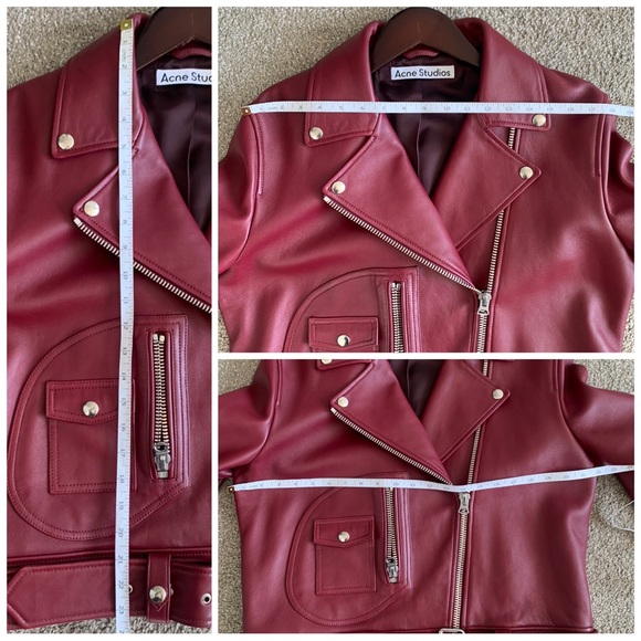 Acne Studios Leather Biker Jacket - Picture 14 of 15